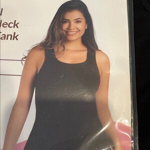 New Curveez square neck control tank